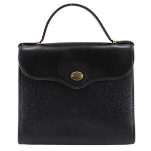 Dior CD logo Handbag vintage One handle black Calfskin Women